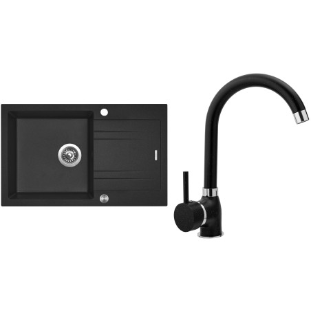 Set Sinks G4130XC (dřez Linea 780 XC Granblack 30 + baterie Polo Granblack 30)